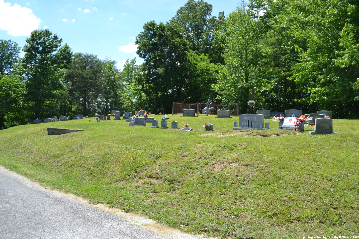 Scott Co Tn Brickyard Cemetery At Robbins