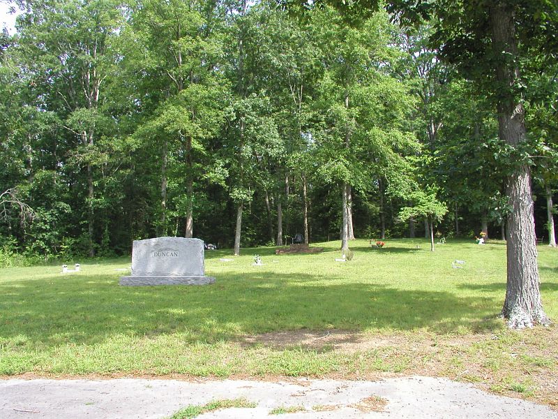 Scott Co, TN Duncan Cemetery at Helenwood